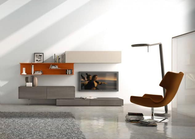 18 Trendy TV Wall Units For Your Modern Living Room 14