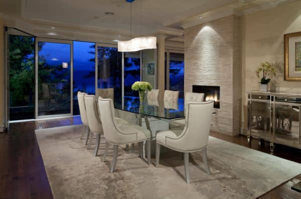 17 Classy Dining Room Designs With Dashing View 14