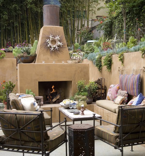manhattan beach – outdoor eclectic patio Source