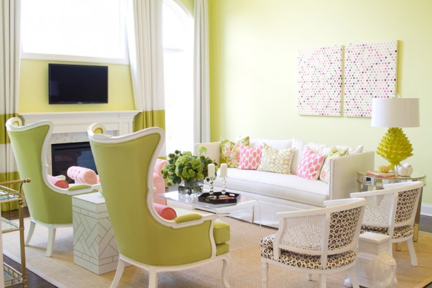 18 Refreshing Interior Designs With Green Accents
