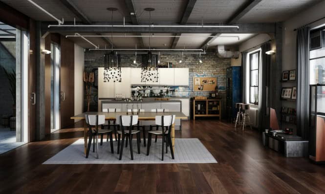 15 Gorgeous Loft Design Ideas In Industrial Style 15