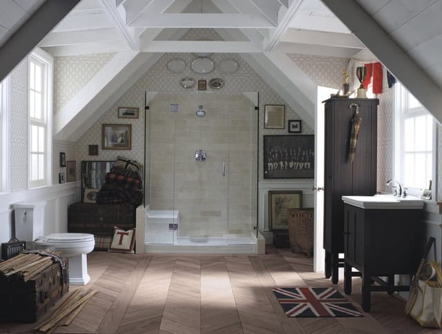 Tresham Eclectic bathroom Source