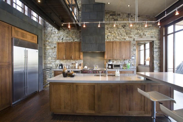 18 Impressive Industrial Kitchens With Stunning Interior Designs