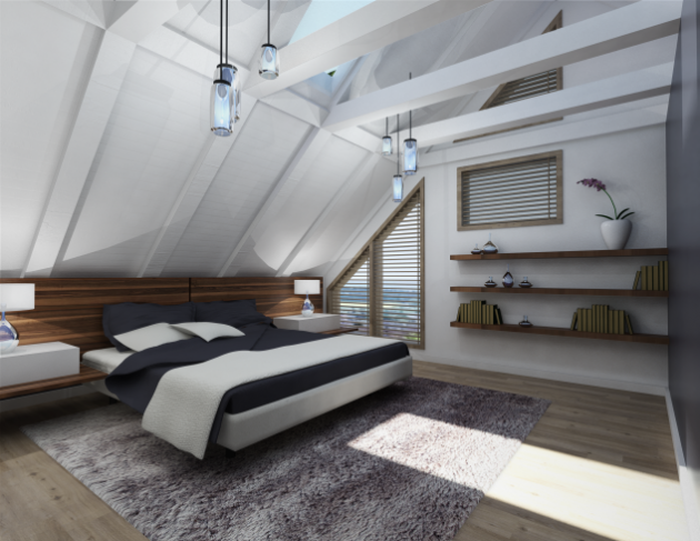21 Modern Attic Bedroom Designs For All Tastes