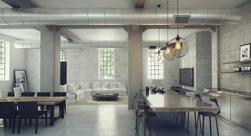 15 Gorgeous Loft Design Ideas In Industrial Style 2