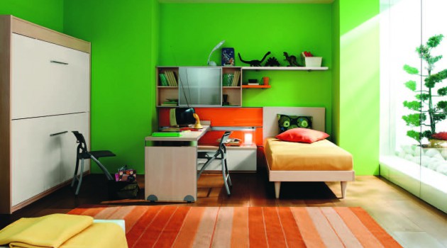 18 Fresh Green Child’s Room Design Ideas