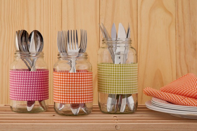 16 Innovative DIY Cutlery Holder Designs
