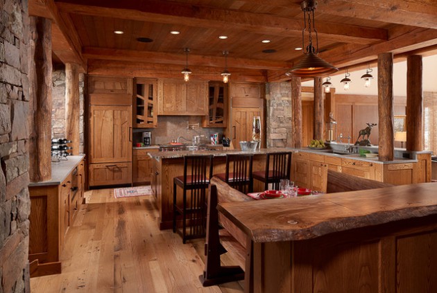 15 Charming Modern Rustic Kitchen Design Ideas