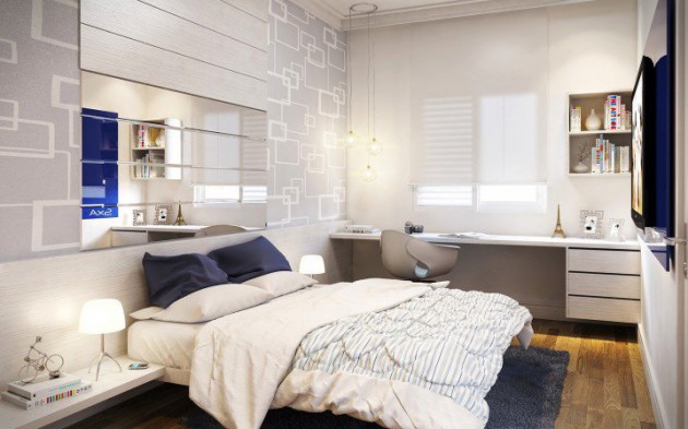 17 Adorable Small Contemporary Bedroom Design Ideas