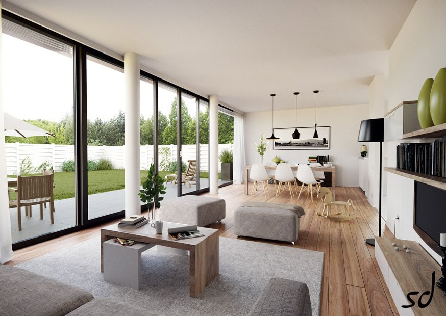 15 Delightful Interiors With Floor-To-Ceiling Windows 6