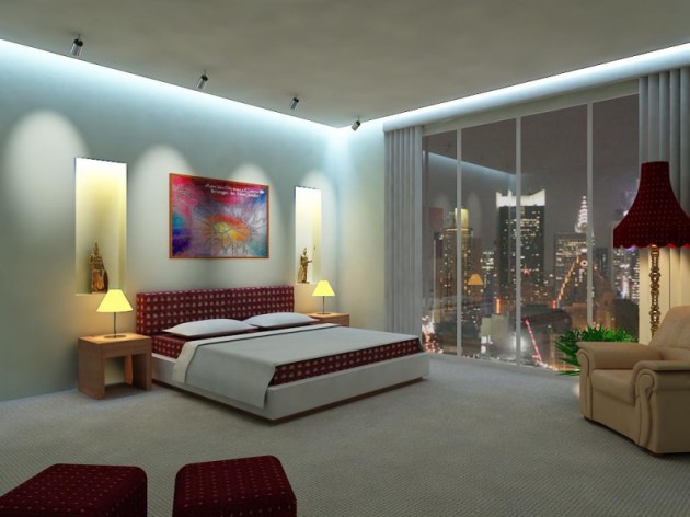 bedroom modern lighting examples fascinating source