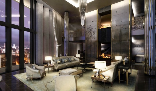 12 Stunning Penthouse Living Room Designs That Will Admire You