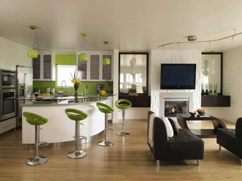 18 Refreshing Interior Designs With Green Accents 7