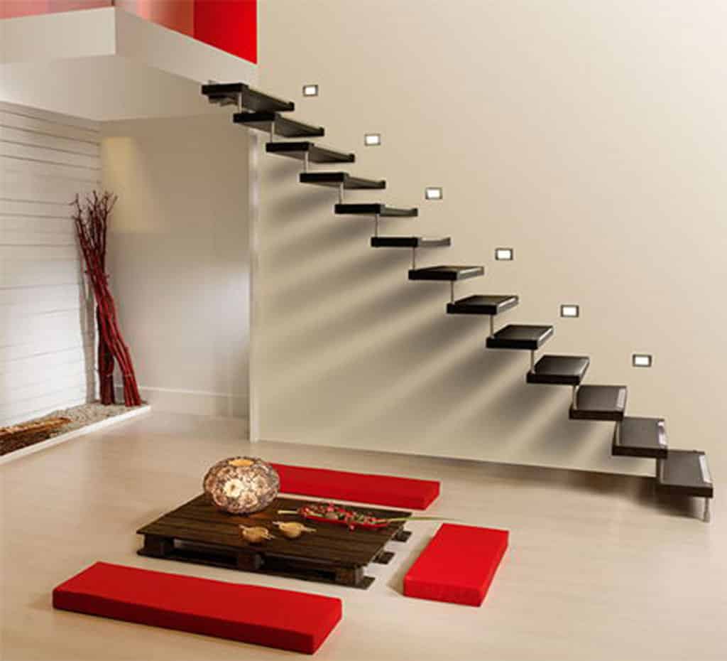 16 Delightful Floating Staircase Design Ideas For Contemporary Homes 7