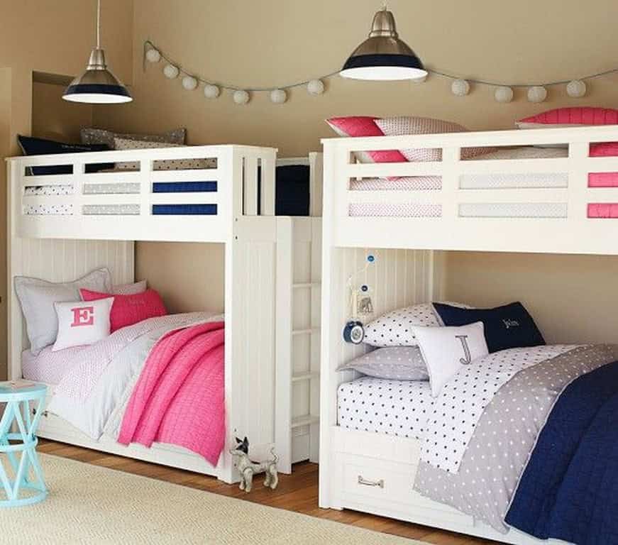 14 Functionally Decorated Shared Rooms For Boy & Girl 7