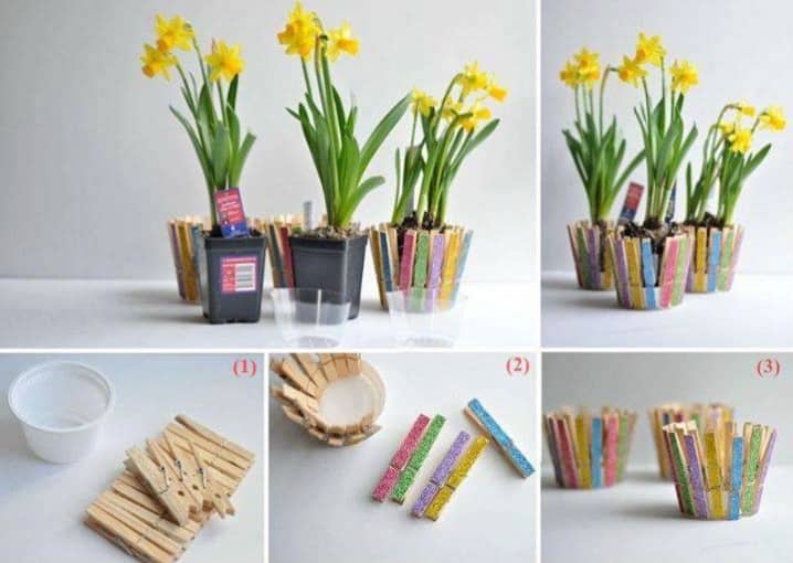 18 Simple & Easy DIY Flower Pot Designs 9