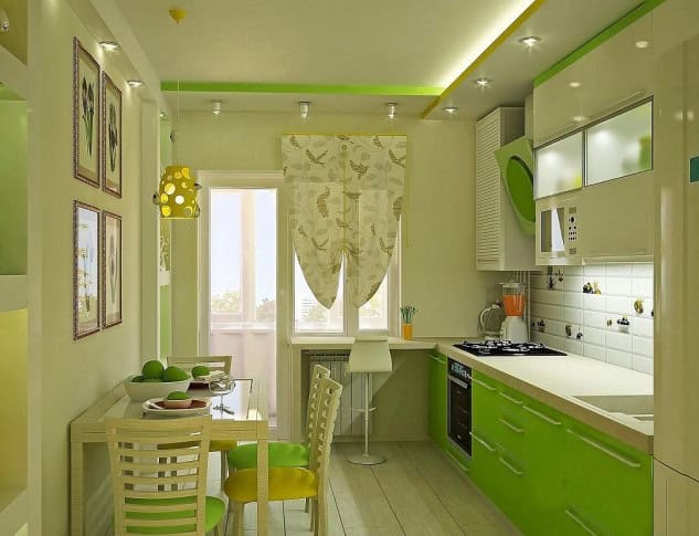 16 Lively Green Kitchen Design Ideas 9