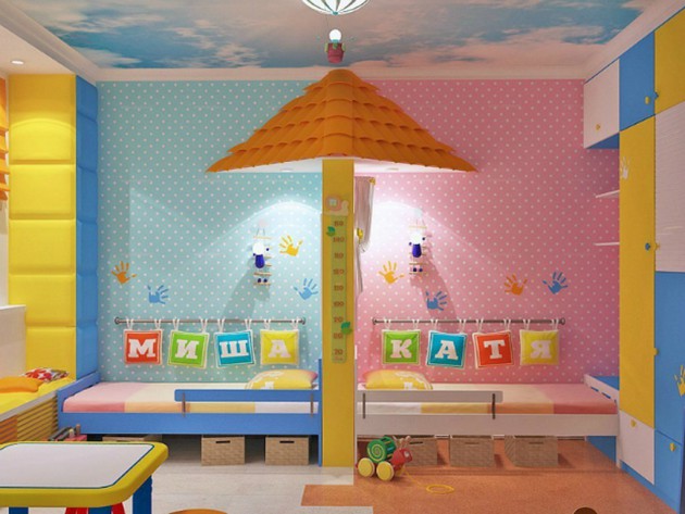 14 Functionally Decorated Shared Rooms For Boy Girl - Paint Colors For A Boy And Girl Bedroom