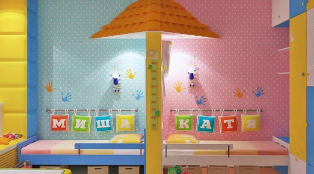 14 Functionally Decorated Shared Rooms For Boy & Girl