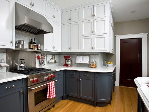 16 Wonderful Two-Toned Kitchen Cabinets