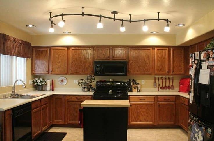 16 Functional Ideas Of Track Kitchen Lighting 1
