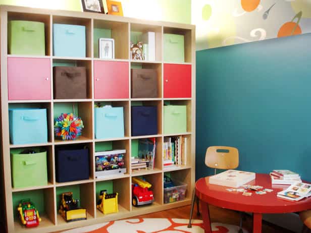 21 Functional Ideas For Child's Room Storage 1
