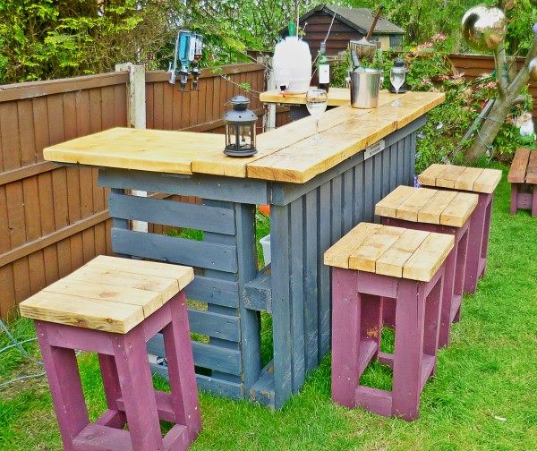 Functional Outdoor Furniture, Outdoor Furniture Made From Pallets