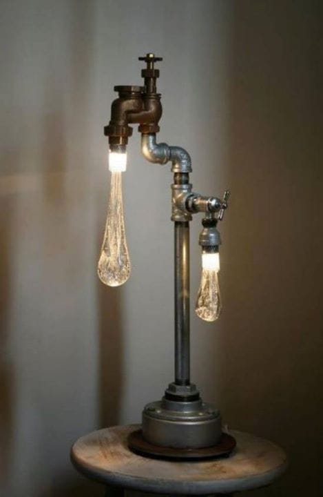 16 Functional DIY Pipe Lamp Design Ideas