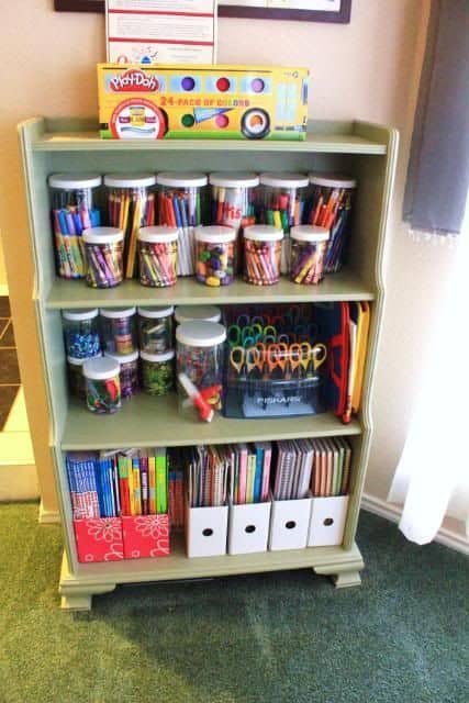 21 Functional Ideas For Child's Room Storage 12