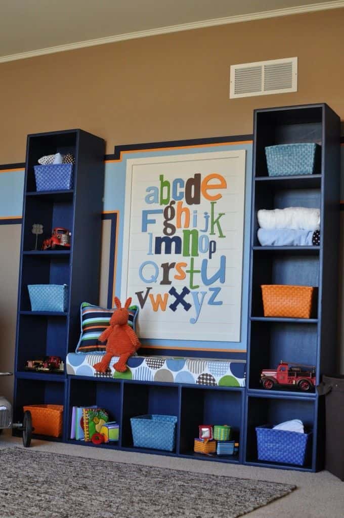 21 Functional Ideas For Child's Room Storage