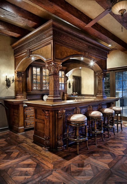 15 Astonishing Traditional Home Bars For Your Daily Inspiration