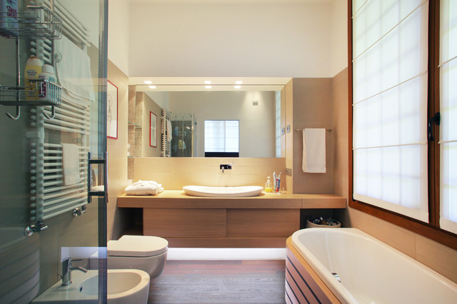 15 Spectacular Contemporary Bathroom Designs You'll Be Very Fond Of