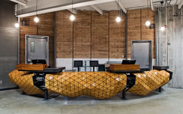 19 Spectacular Reception Desk Design Ideas 16