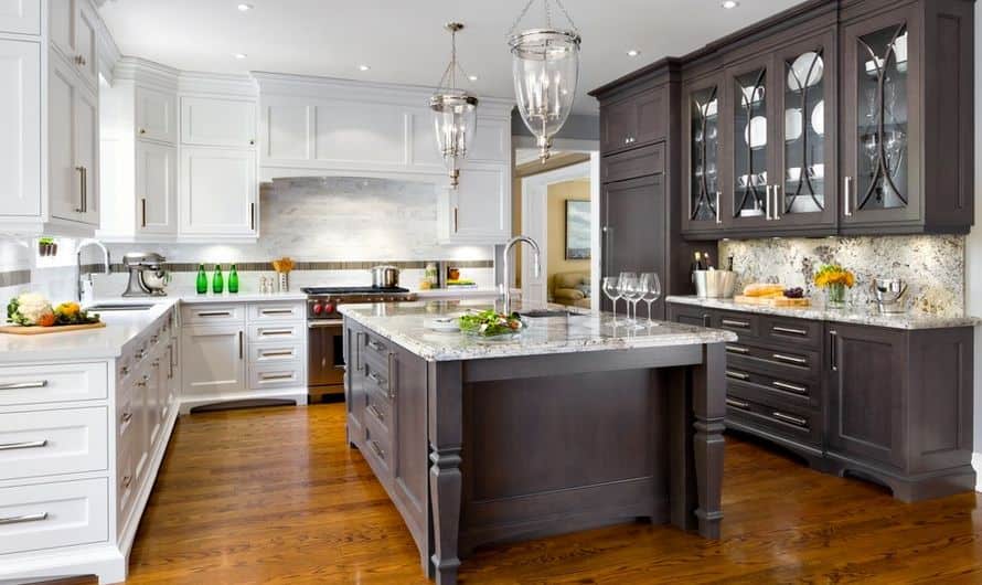 16 Wonderful Two-Toned Kitchen Cabinets 16