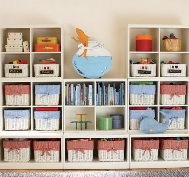 21 Functional Ideas For Child's Room Storage