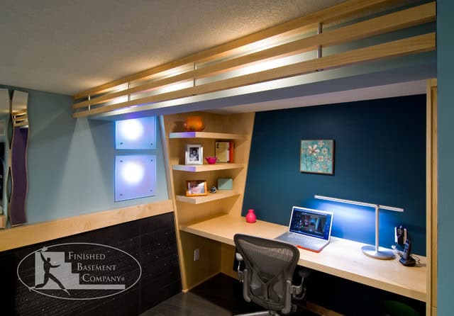 Turn Your Unused Basement Into Productive Home Office 1