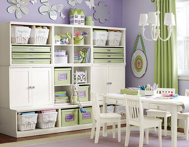21 Functional Ideas For Child's Room Storage 19