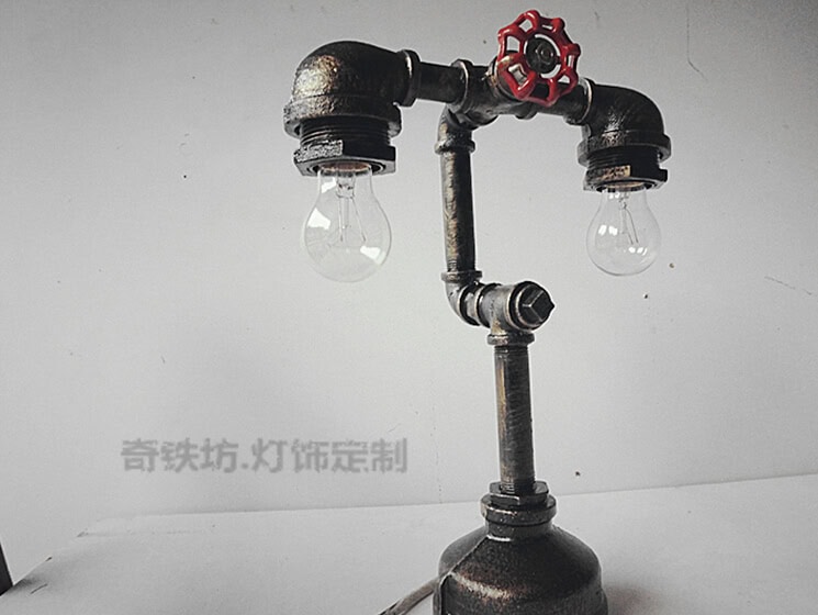 16 Functional DIY Pipe Lamp Design Ideas 2