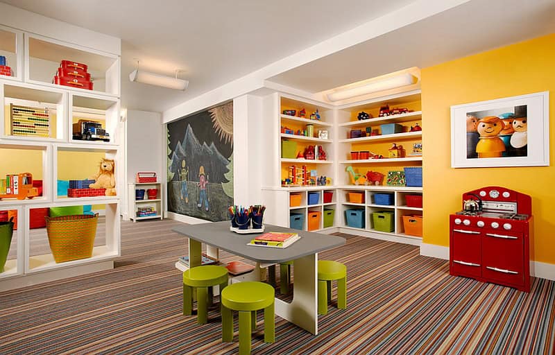 Transform Your Unused Basement Into Beautiful Playroom 3