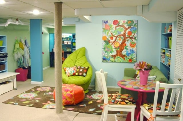 Transform Your Unused Basement Into Beautiful Playroom 8