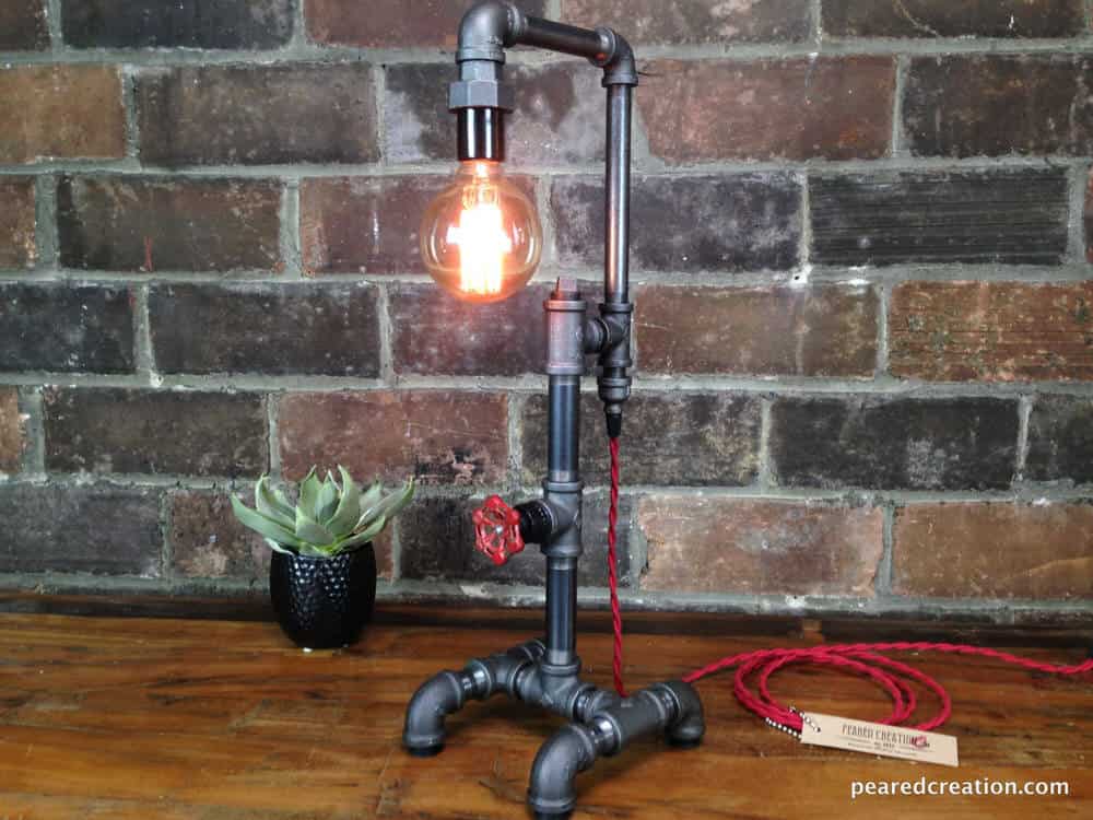 16 Functional DIY Pipe Lamp Design Ideas 8