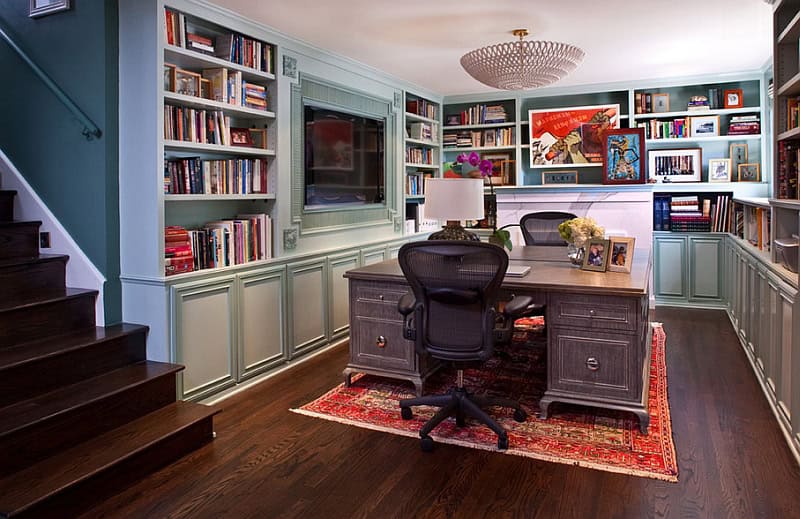 Turn Your Unused Basement Into Productive Home Office 9