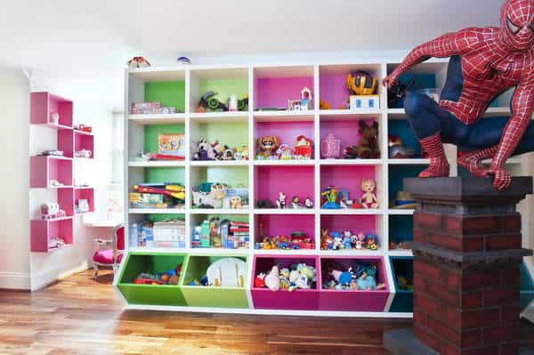 21 Functional Ideas For Child's Room Storage 9