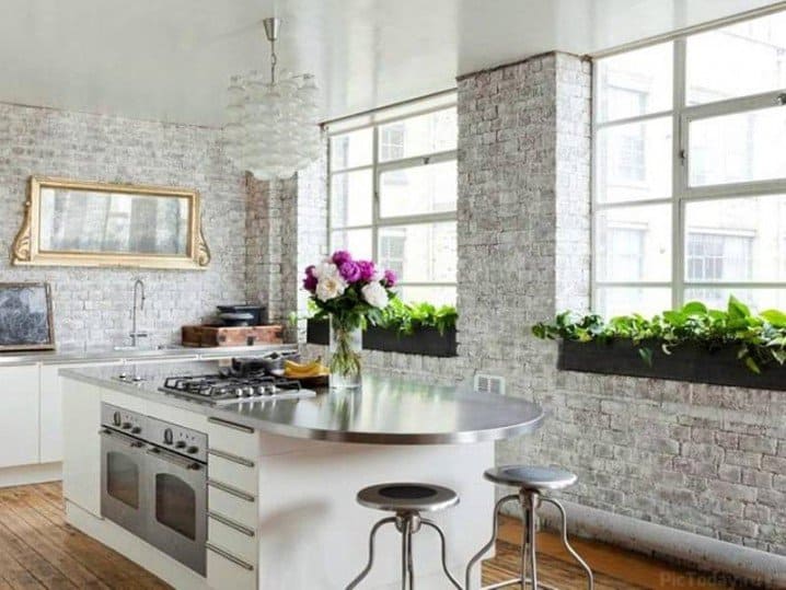 16 White Brick Wall Interior Designs To Enter Elegance In The Home 10