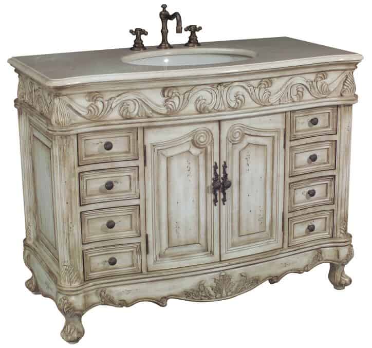 12 Ideas How To Repurpose Vintage Vanity In Your Modern Bathroom