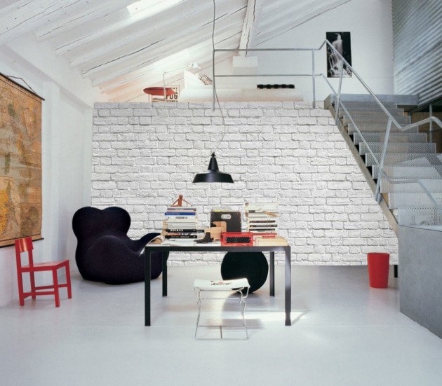 16 White Brick Wall Interior Designs To Enter Elegance In