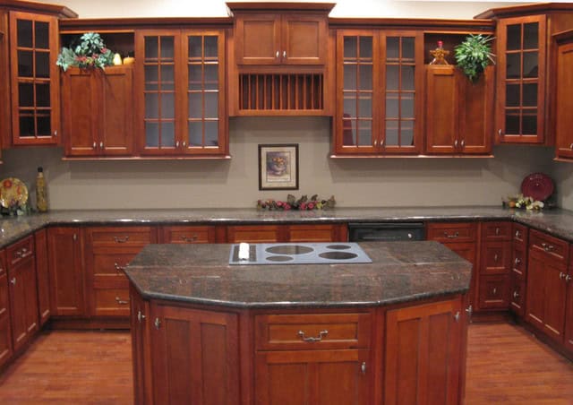 16 Classy Kitchen Cabinets Made Out Of Cherry Wood 11
