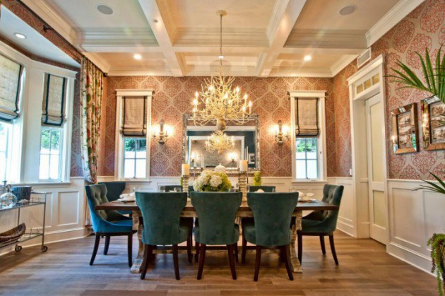 15 Brilliant Wallpaper Ideas For Your Sophisticated Dining room