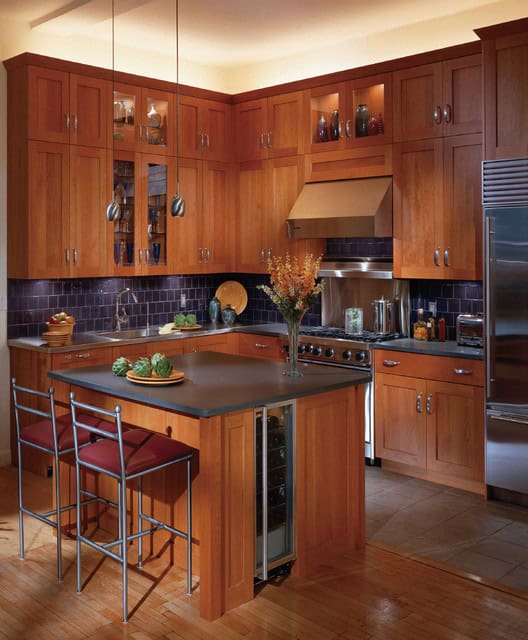 16 Classy Kitchen Cabinets Made Out Of Cherry Wood