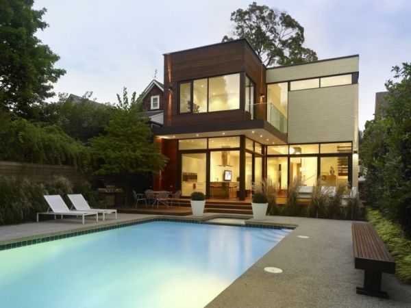 14 Astonishing Contemporary Exteriors With Amazing Swimming Pool